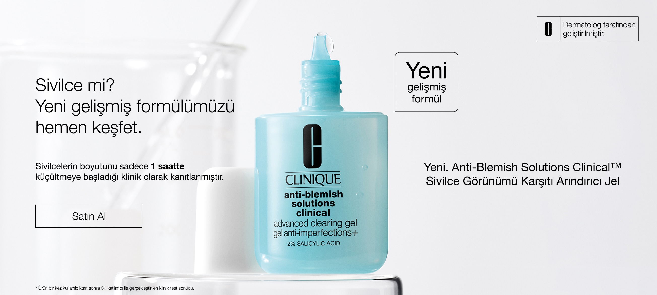 Keep skin in the clear.