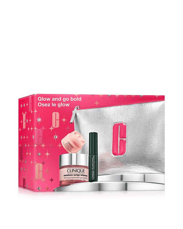 Işıltılı Görünüm Seti, Tüm sezon boyunca parlak ve cesur görünmenizi sağlayan cilt bakım ve makyaj üçlüsü.